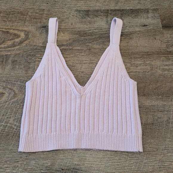 AERIE | Cropped Knit Tank Top | Sz. XS - Picture 5 of 5